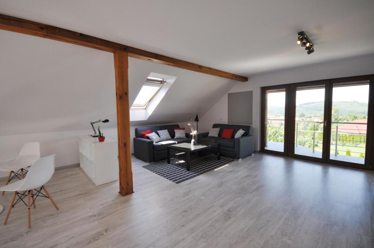Apartament Widok Na Karkonosze Lägenhet Jezow Sudecki Exteriör bild